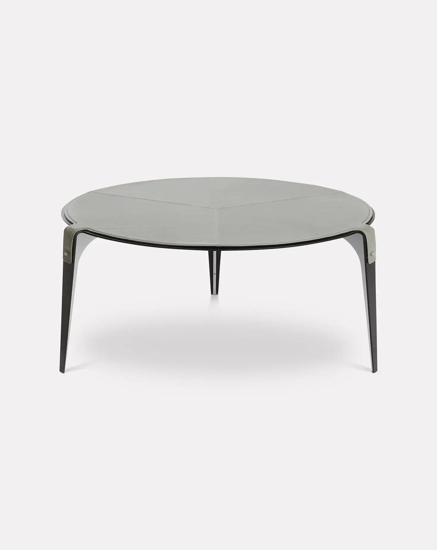 Bardot Slate Gray and Nickel Coffee Table