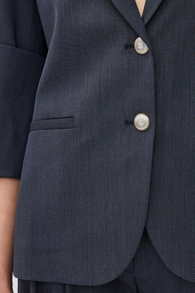 Boyfriend Blazer - Indigo
