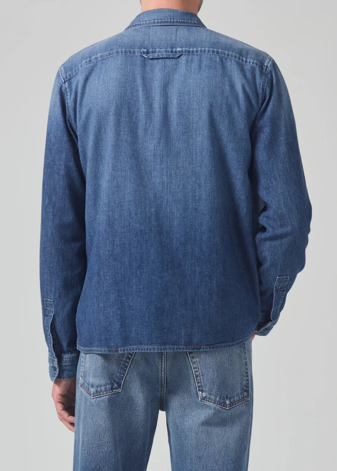 COH Rework Chambray Shirt in Nile