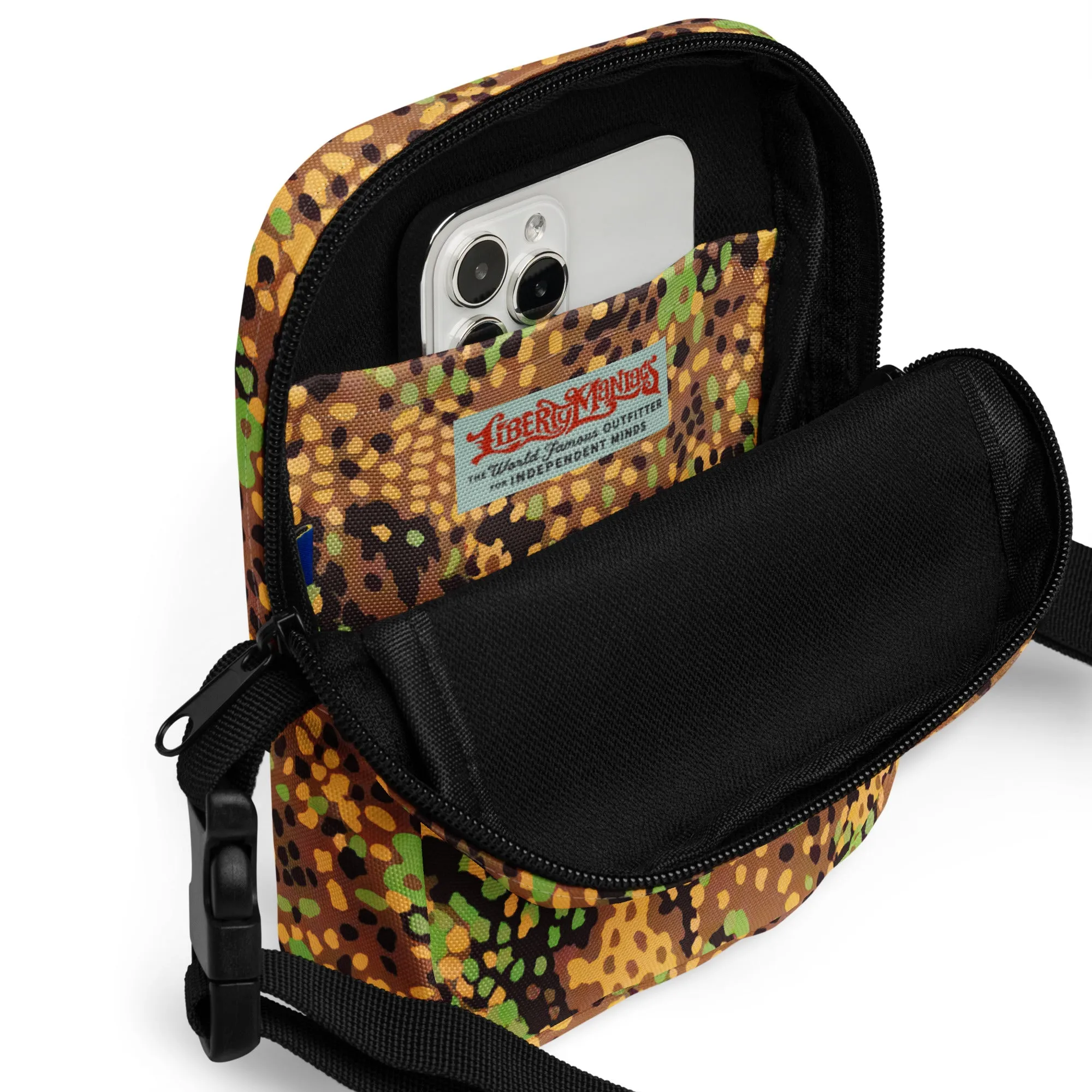 Erbsenmuster Pea Pattern Utility Crossbody Bag