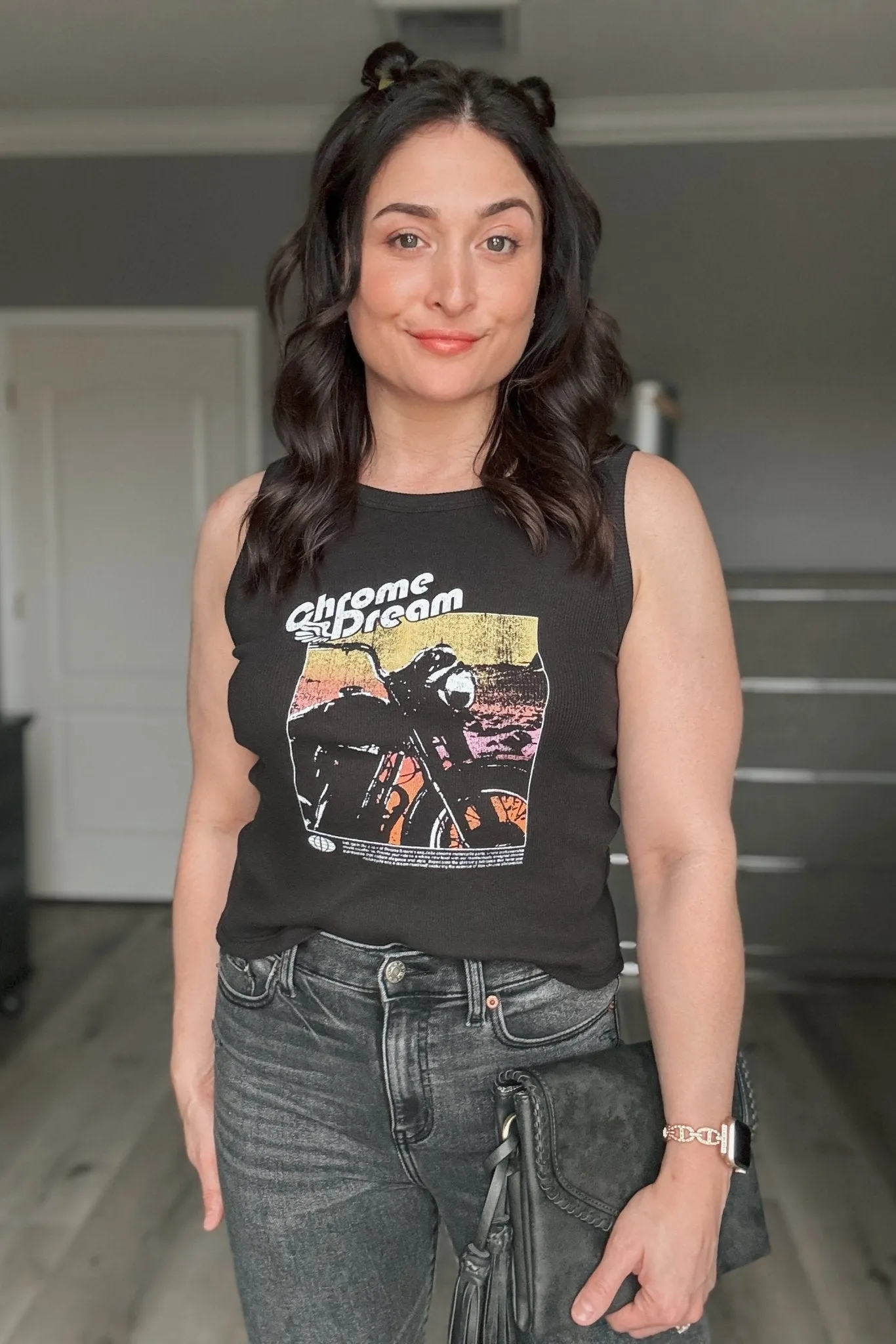 Girl Dangerous | Women's Biker Ribbed Tank | Black
