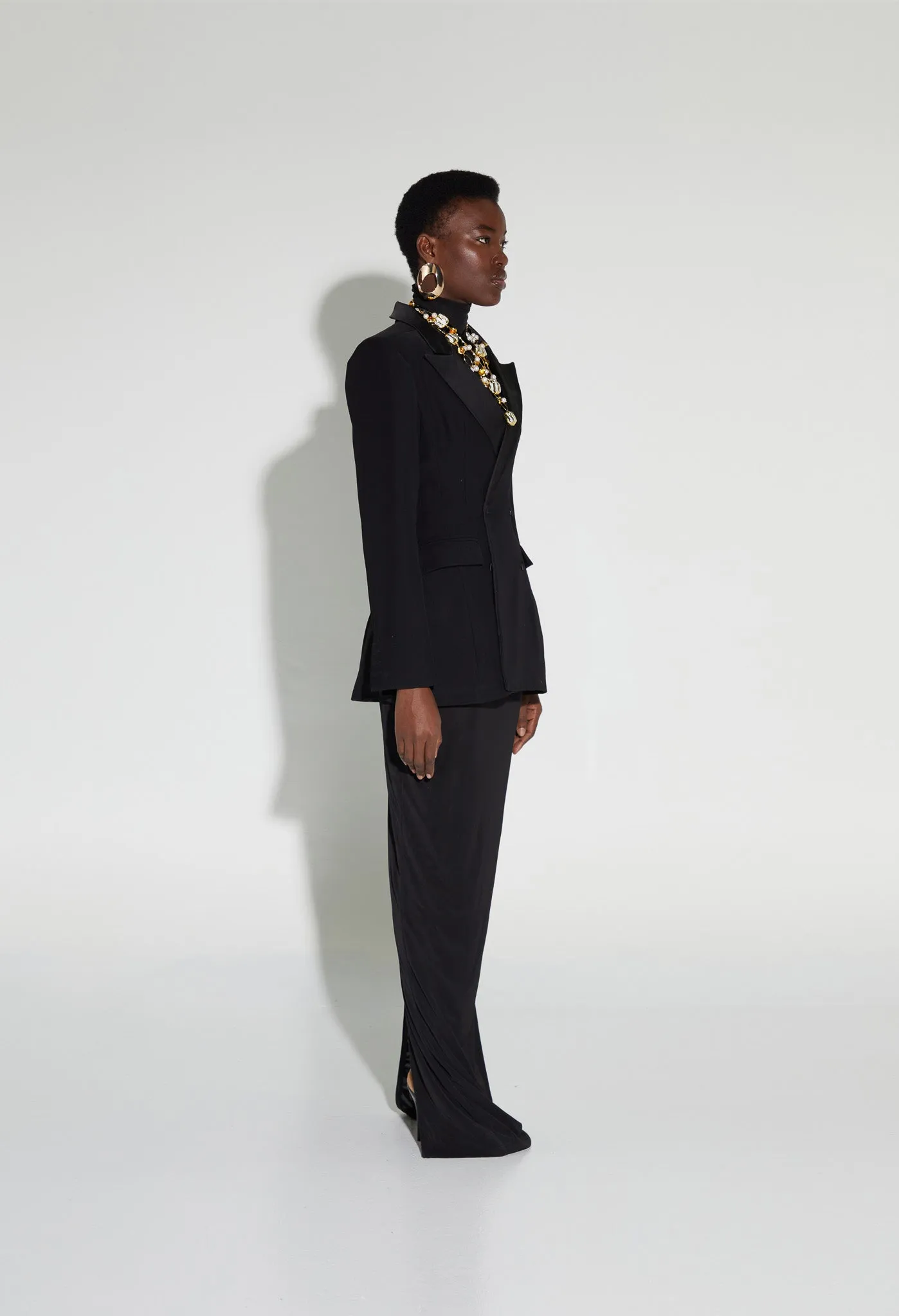 Hourglass Blazer Jacket - Panther