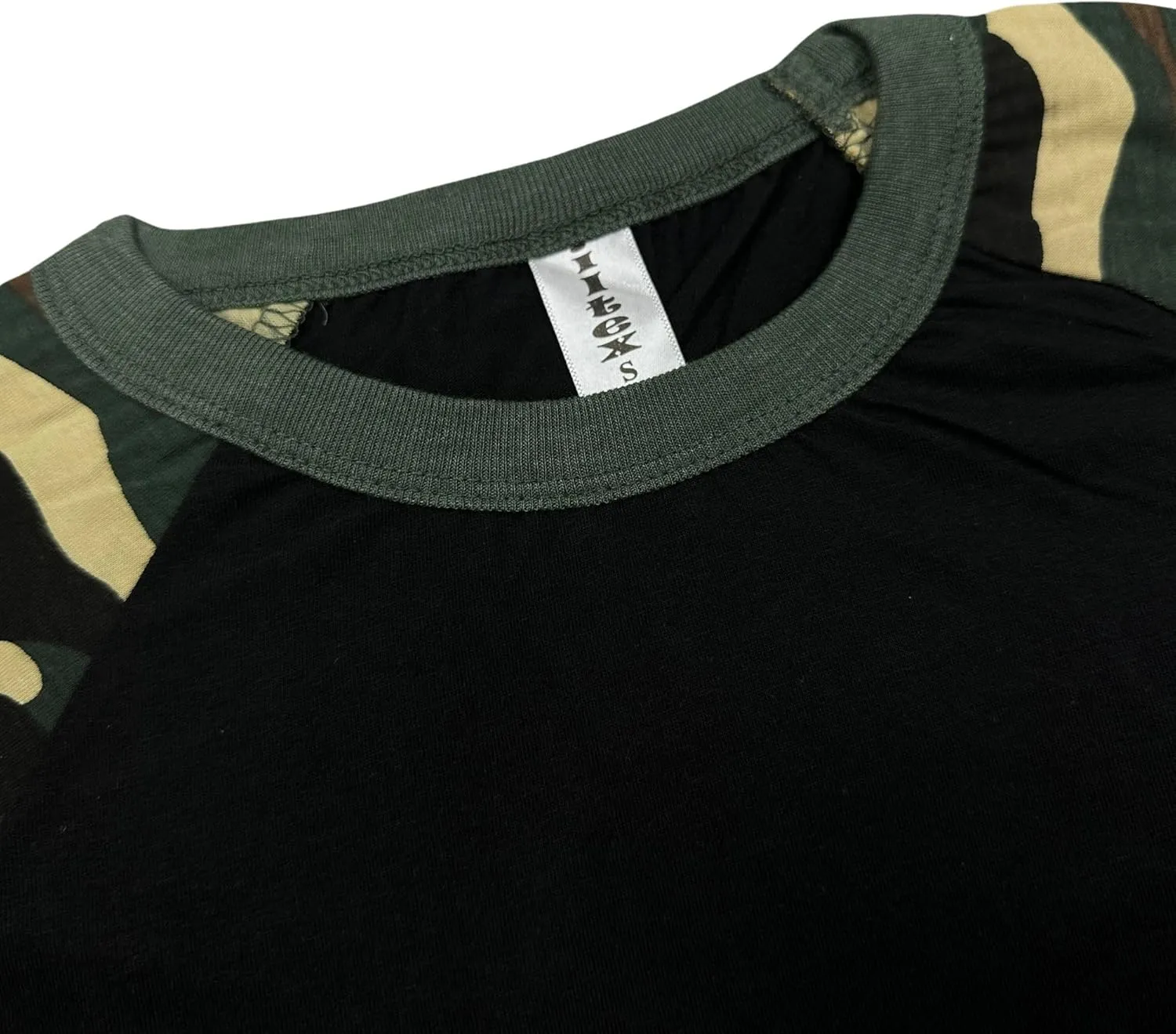 ILTEX Raglan T-Shirt 3/4 Sleeve Athletic Baseball Jersey Unisex (30  Colors)