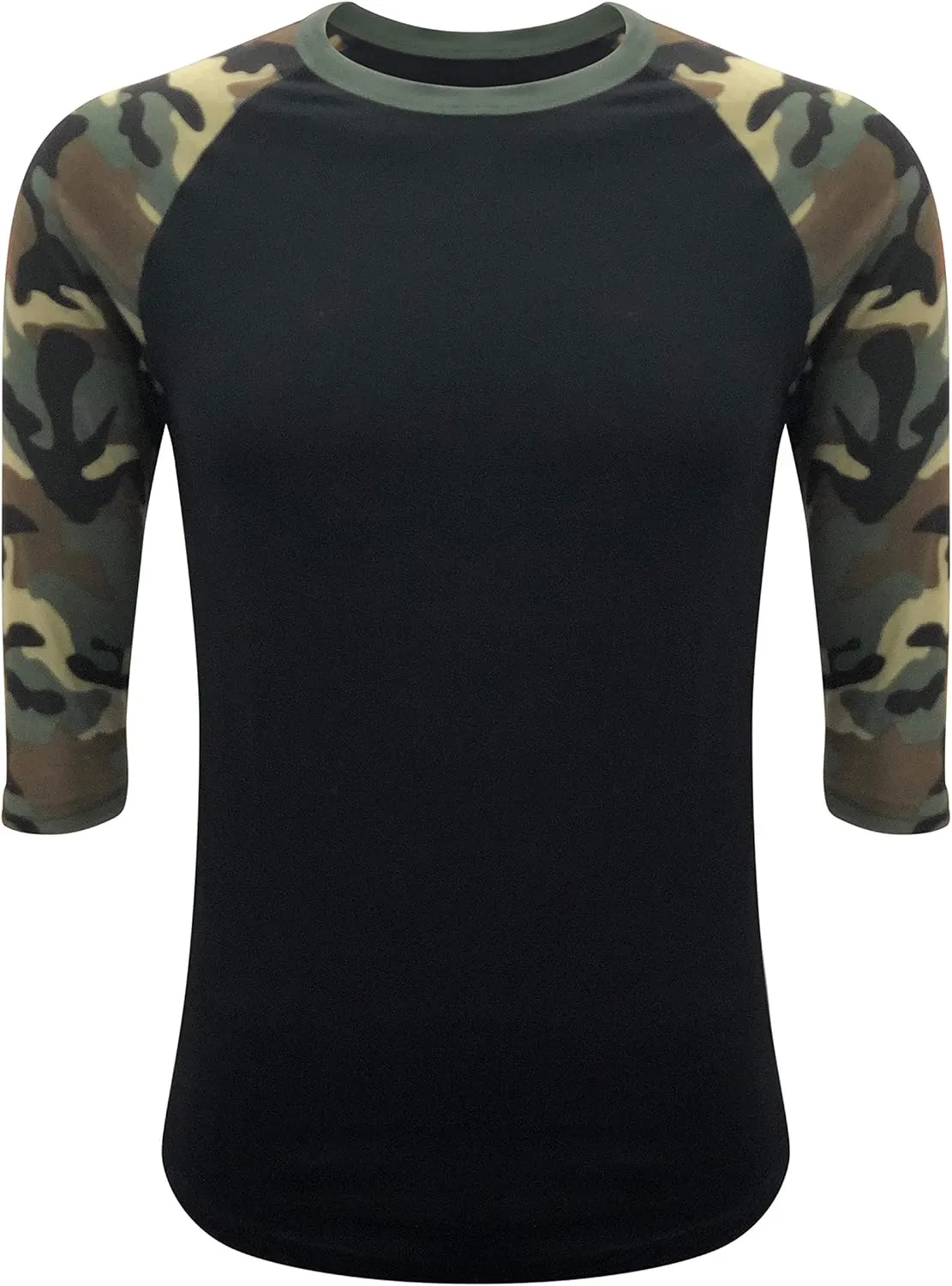 ILTEX Raglan T-Shirt 3/4 Sleeve Athletic Baseball Jersey Unisex (30  Colors)