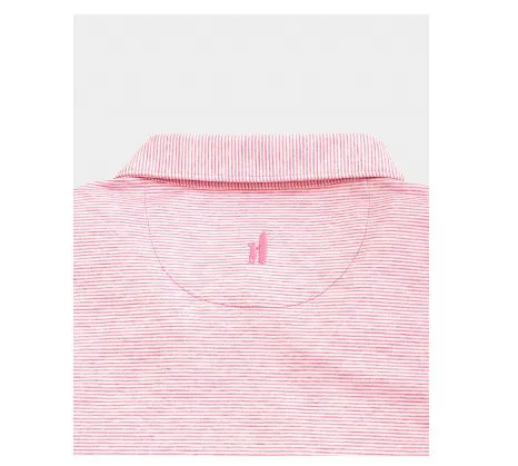 Lyndon Striped Polo in Taffy by Johnnie-O