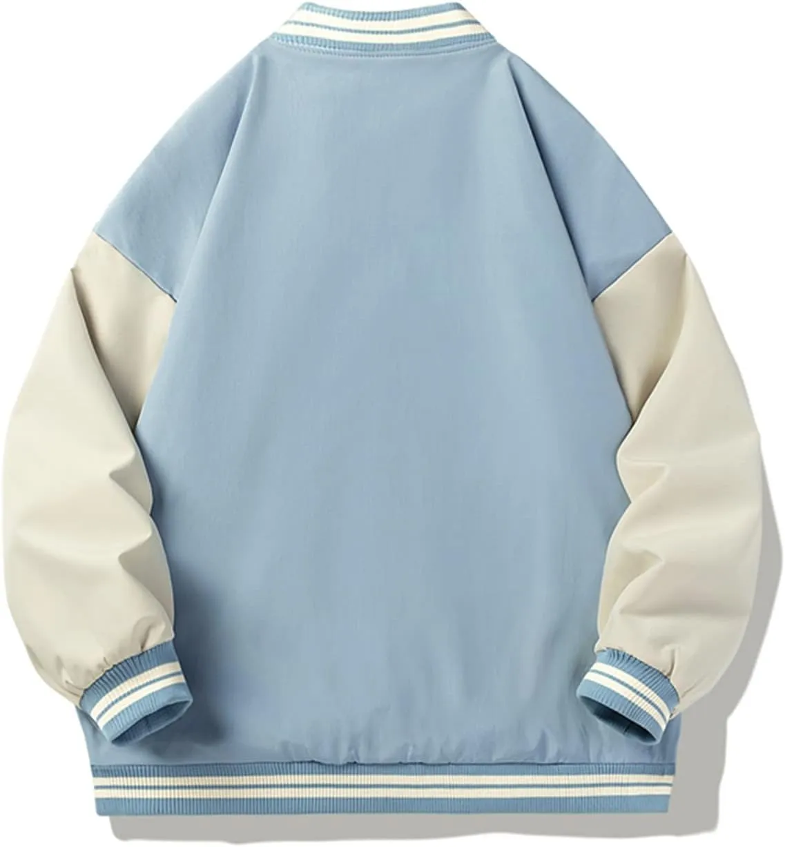 Men's Bomber Jacket Lightweight Casual Fashion Spring Fall Windbreaker Zip Up Coat with Pocket