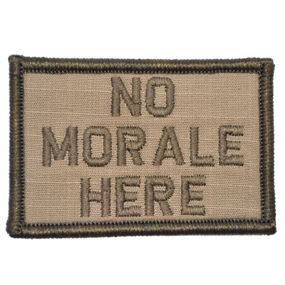 No Morale Here - 2x3 Patch
