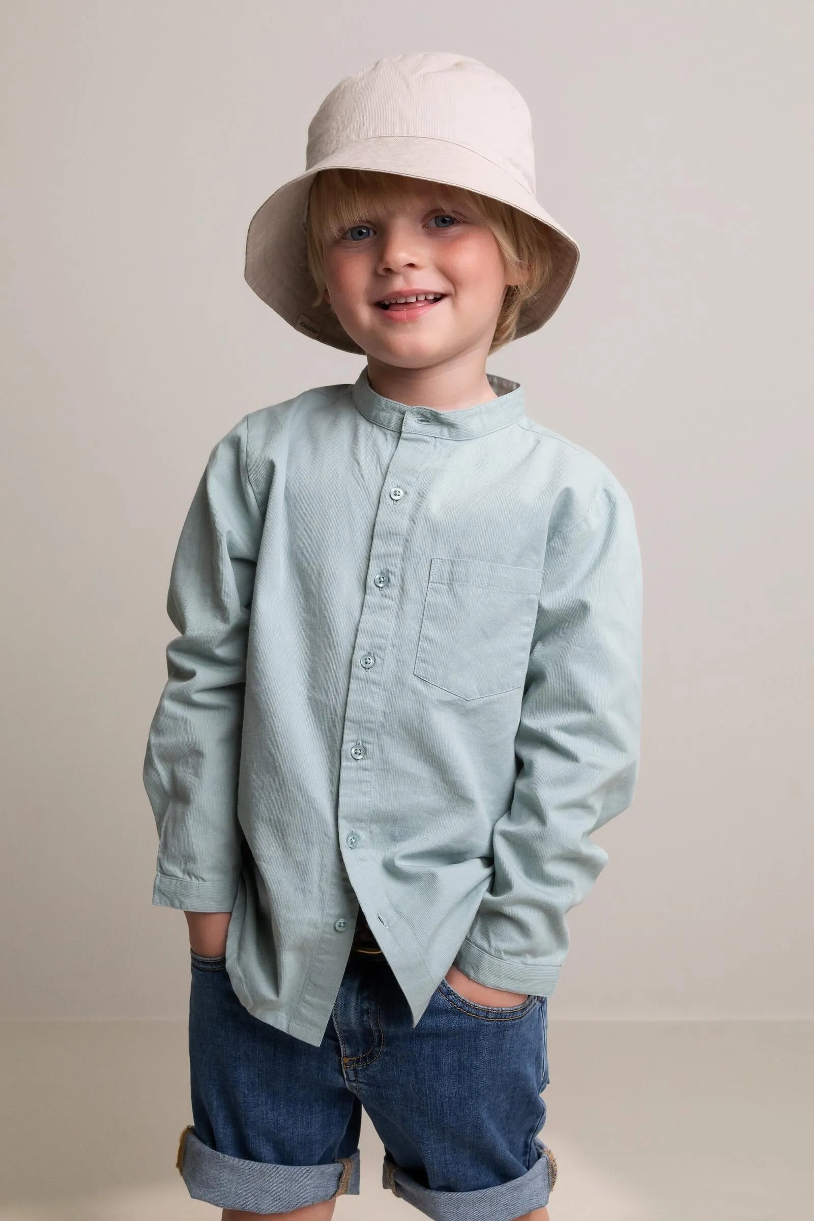 Theodor Cotton Texture Shirt | Pistachio