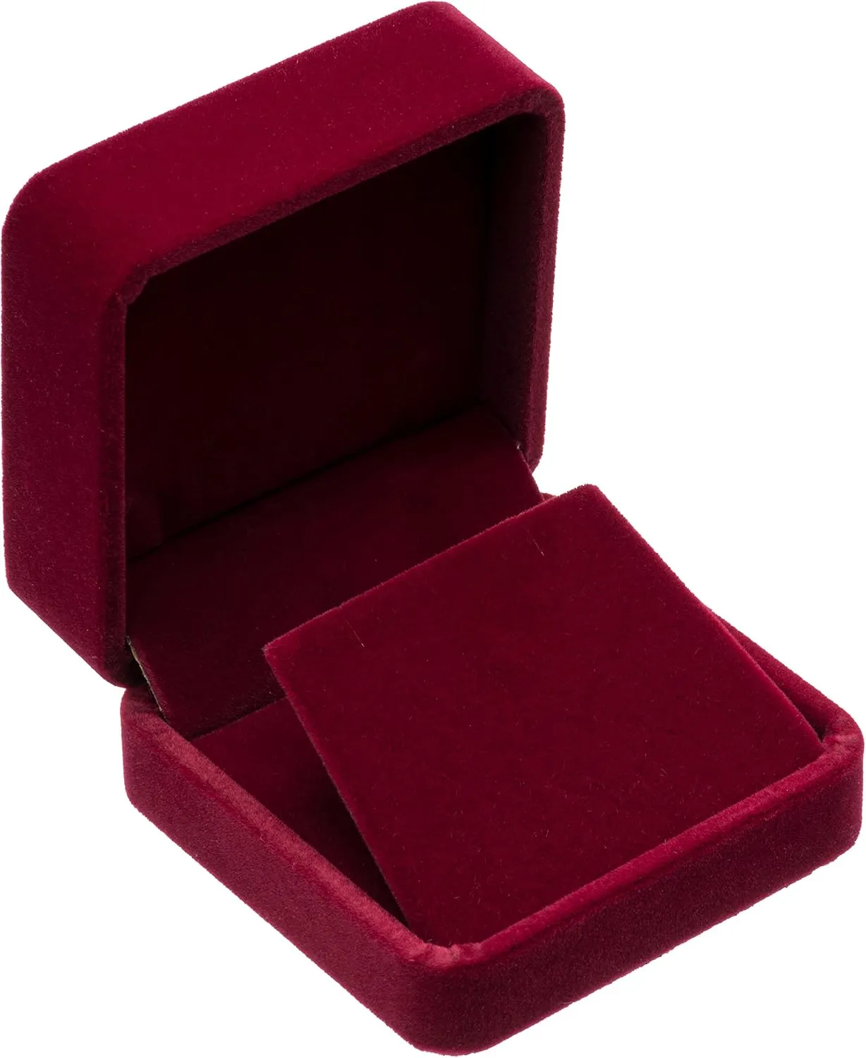 Velvet Earring Gift Boxes Jewelry Box (Red)