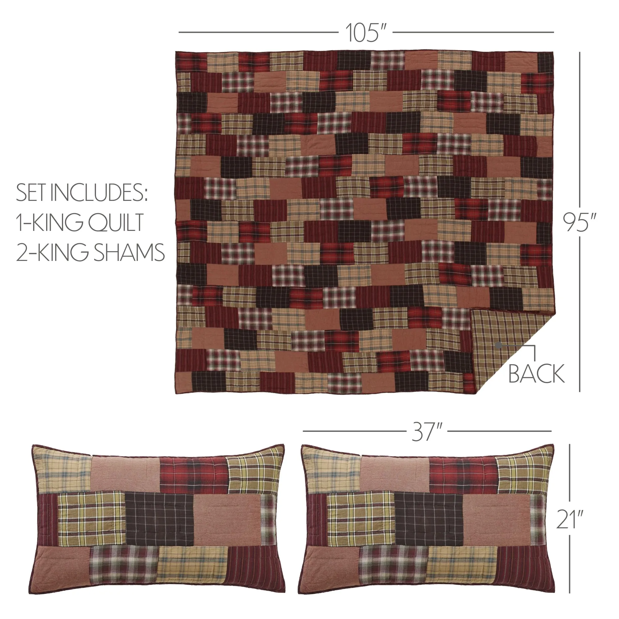Wyatt Quilt Set, Quilt w/ Sham